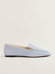 Reformation Kat Soft Loafer - Mist Suede