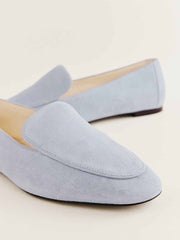 Reformation Kat Soft Loafer - Mist Suede