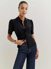 Reformation Elani Top - Black