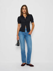 Reformation Elani Top - Pitch Black