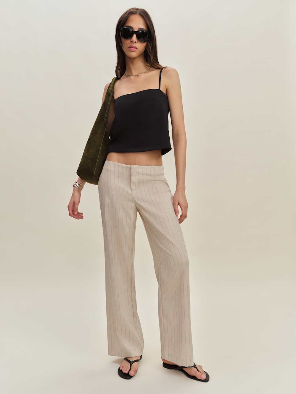 Reformation Noah Knit Top - Black