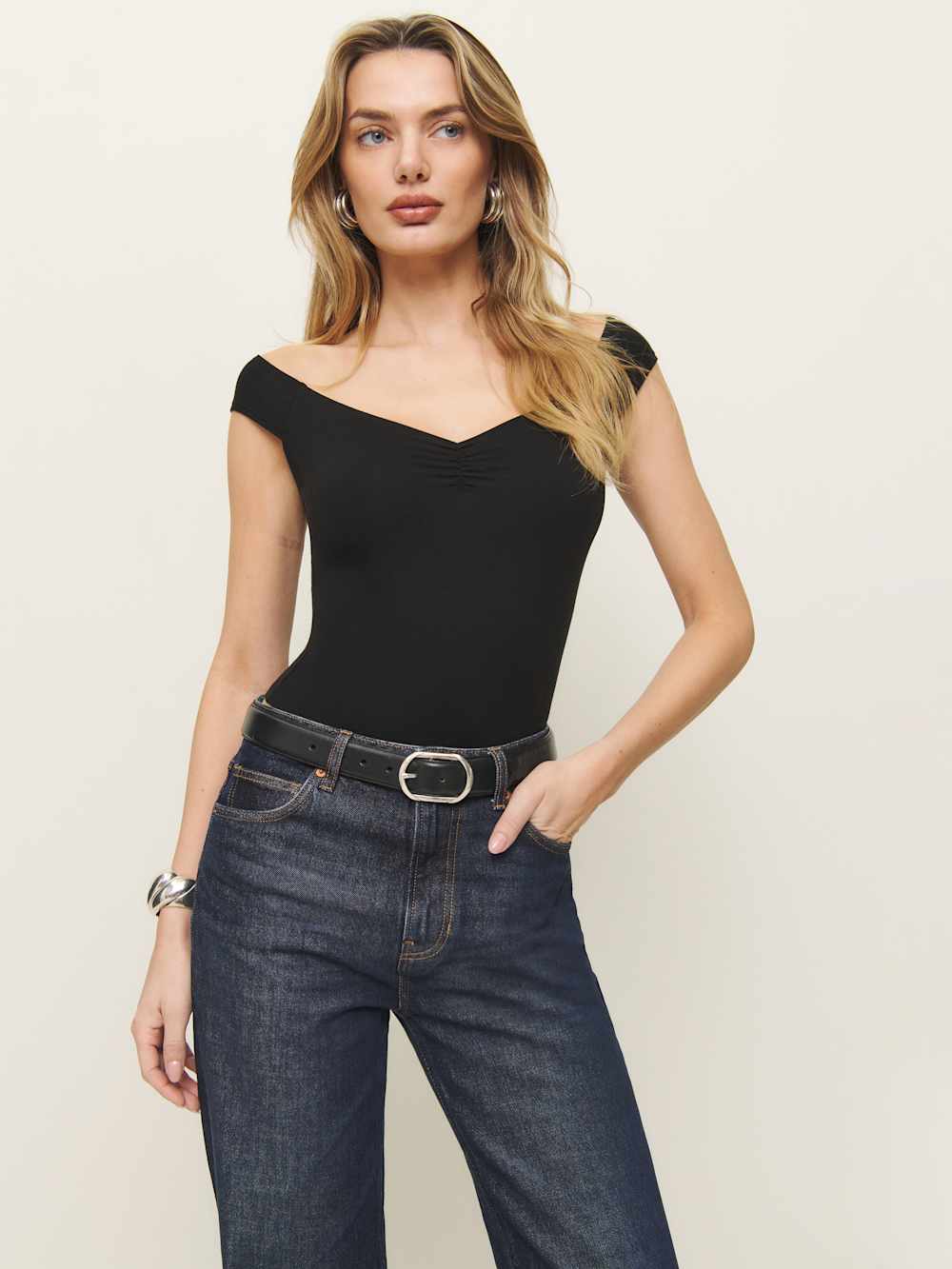 Reformation Haven Knit Top - Black