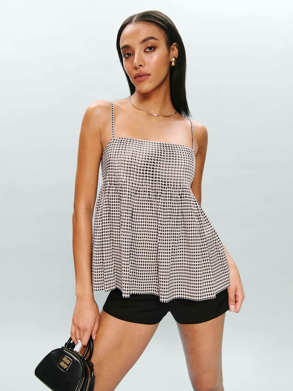 Reformation Cici Top - Remy Check