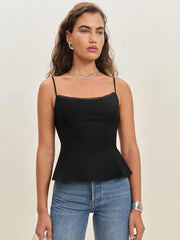 Reformation Genevieve Top - Black