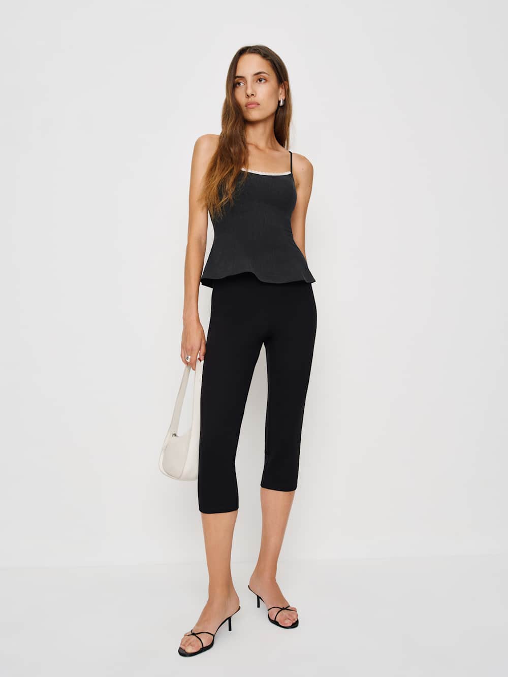 Reformation Genevieve Top - Charcoal