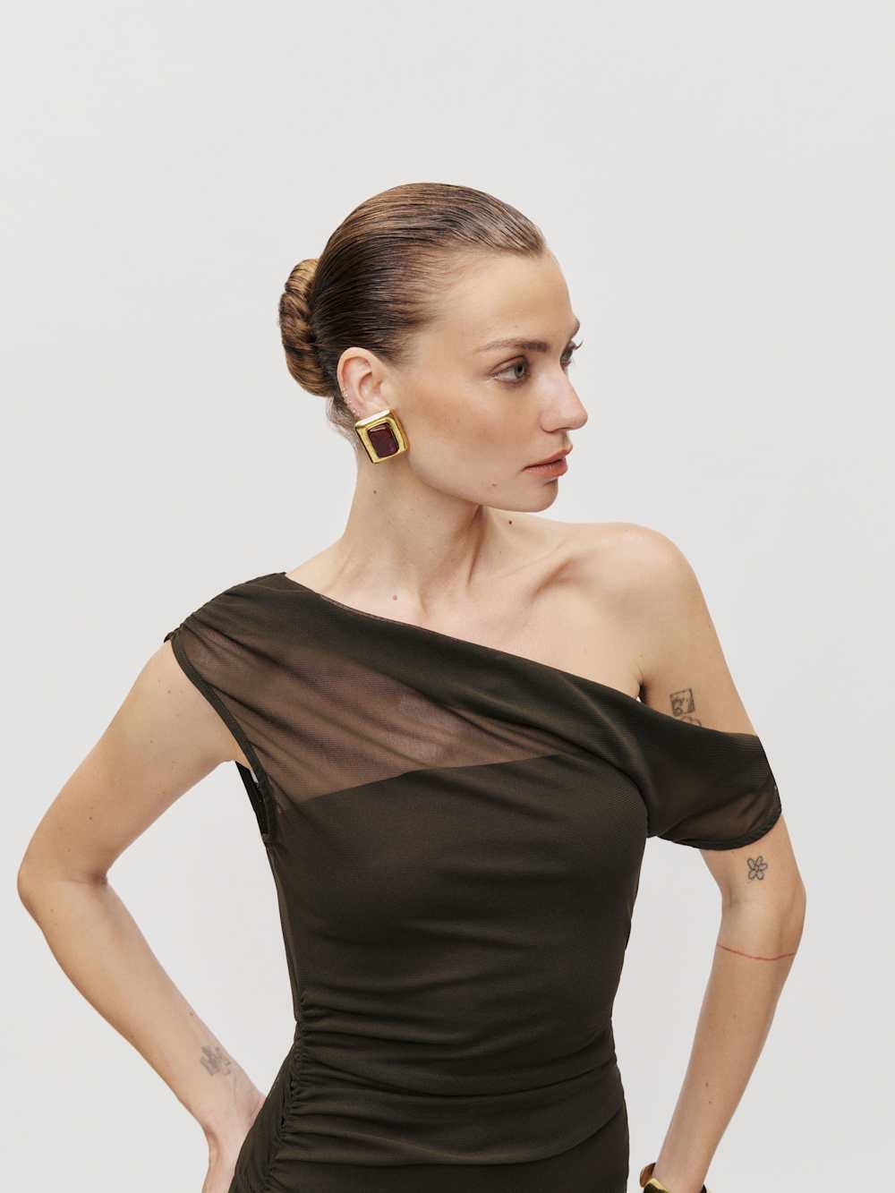 Reformation Adrielle Knit Dress - Coco