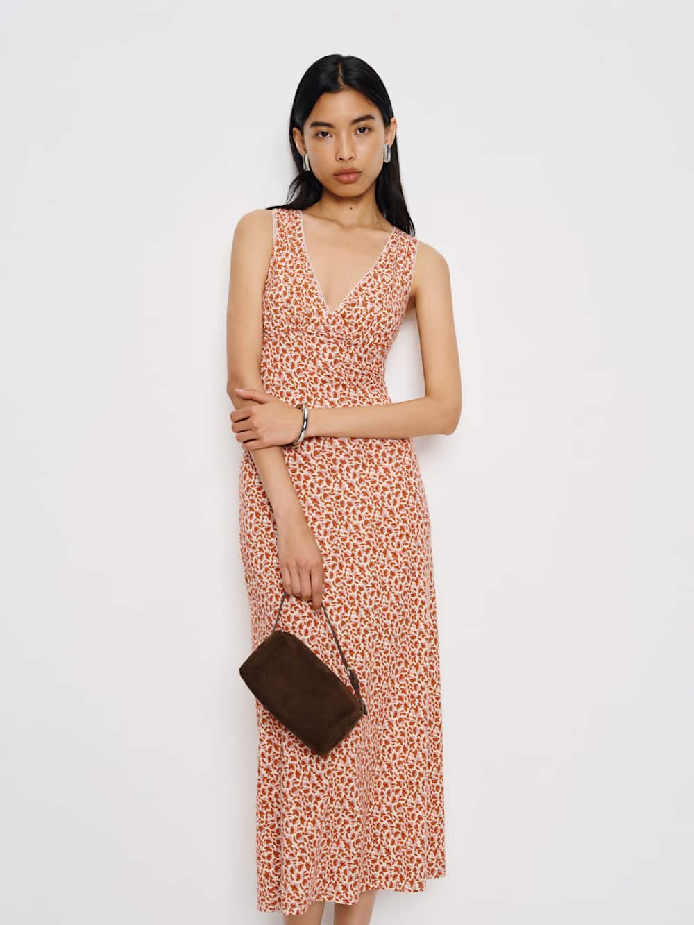 Reformation Brayden Knit Dress - Mulberry