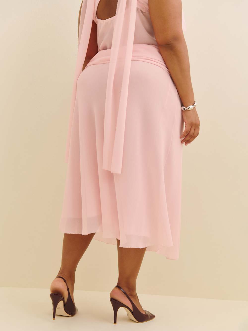 Reformation Olivia Low Waist Skirt Es - Sugar Blossom
