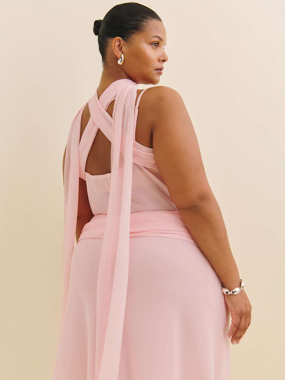 Reformation Lula Top Es - Sugar Blossom
