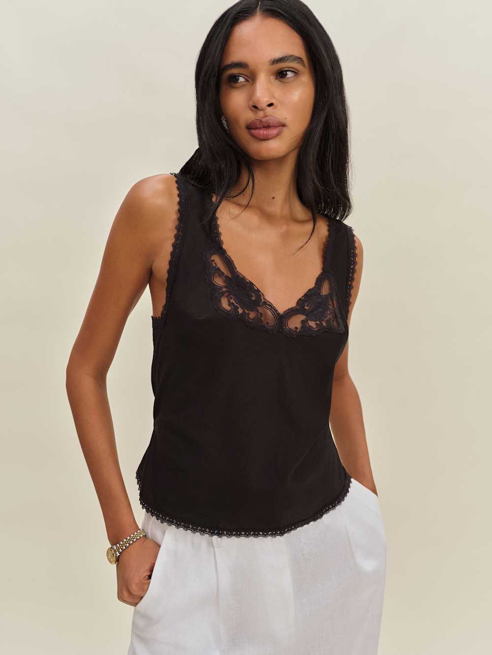 Reformation Lilu Top - Black