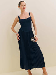Reformation Marja Dress - Navy