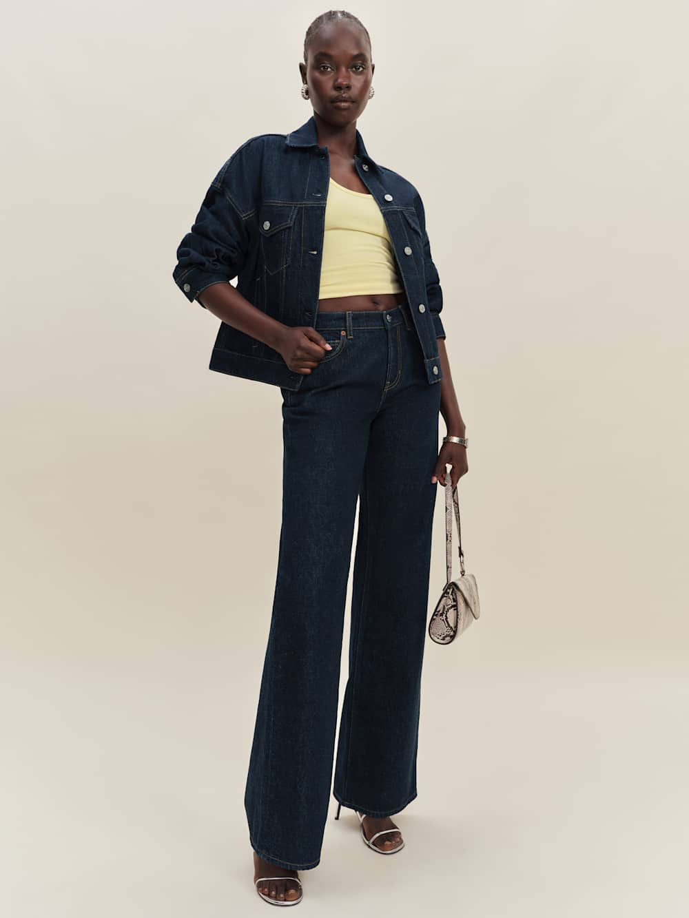Reformation Rhodes Denim Jacket - Ondine