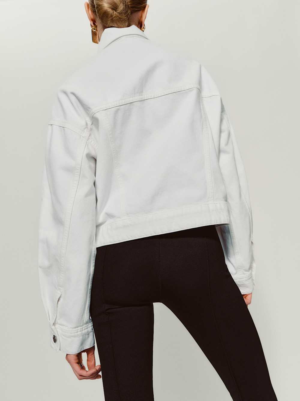 Reformation Rhodes Denim Jacket - Optic White