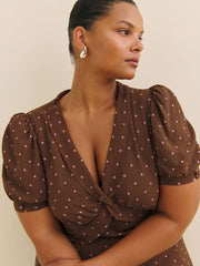Reformation Michelle Dress Es - Kiss Dot