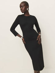 Reformation Millie Knit Dress - Black