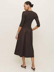 Reformation Luka Knit Dress - Mole
