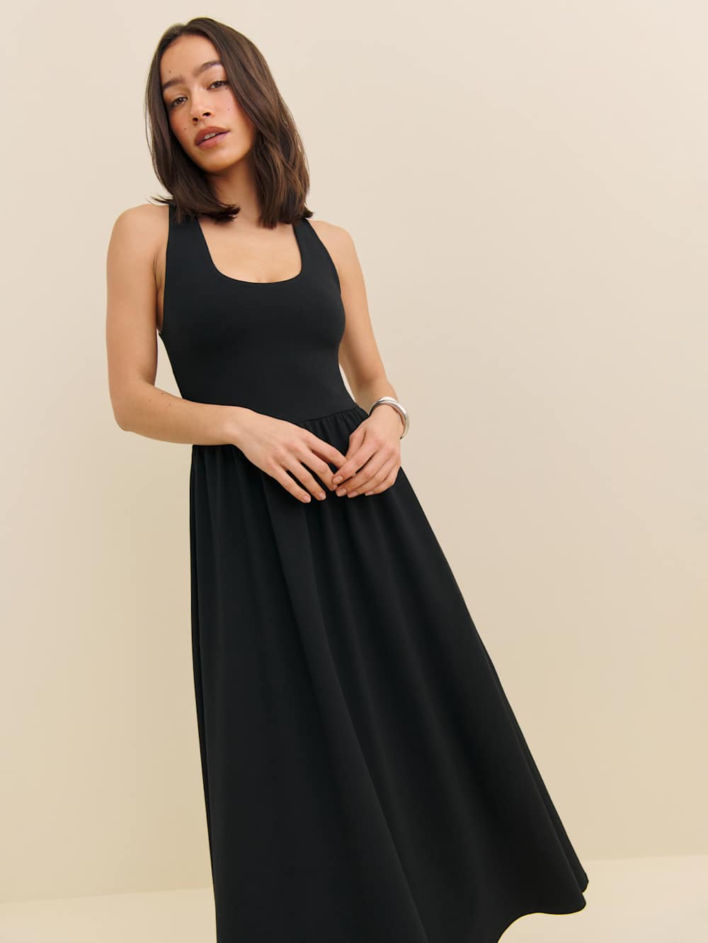 Reformation Walker Knit Dress - Black