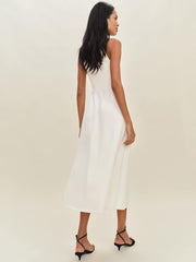 Reformation Walker Knit Dress - Fior Di Latte