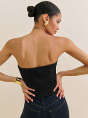 Reformation Sandro Knit Top - Black