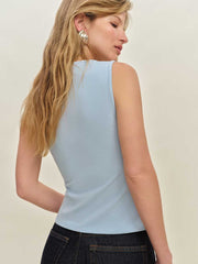 Reformation Tefi Knit Top - Mineral