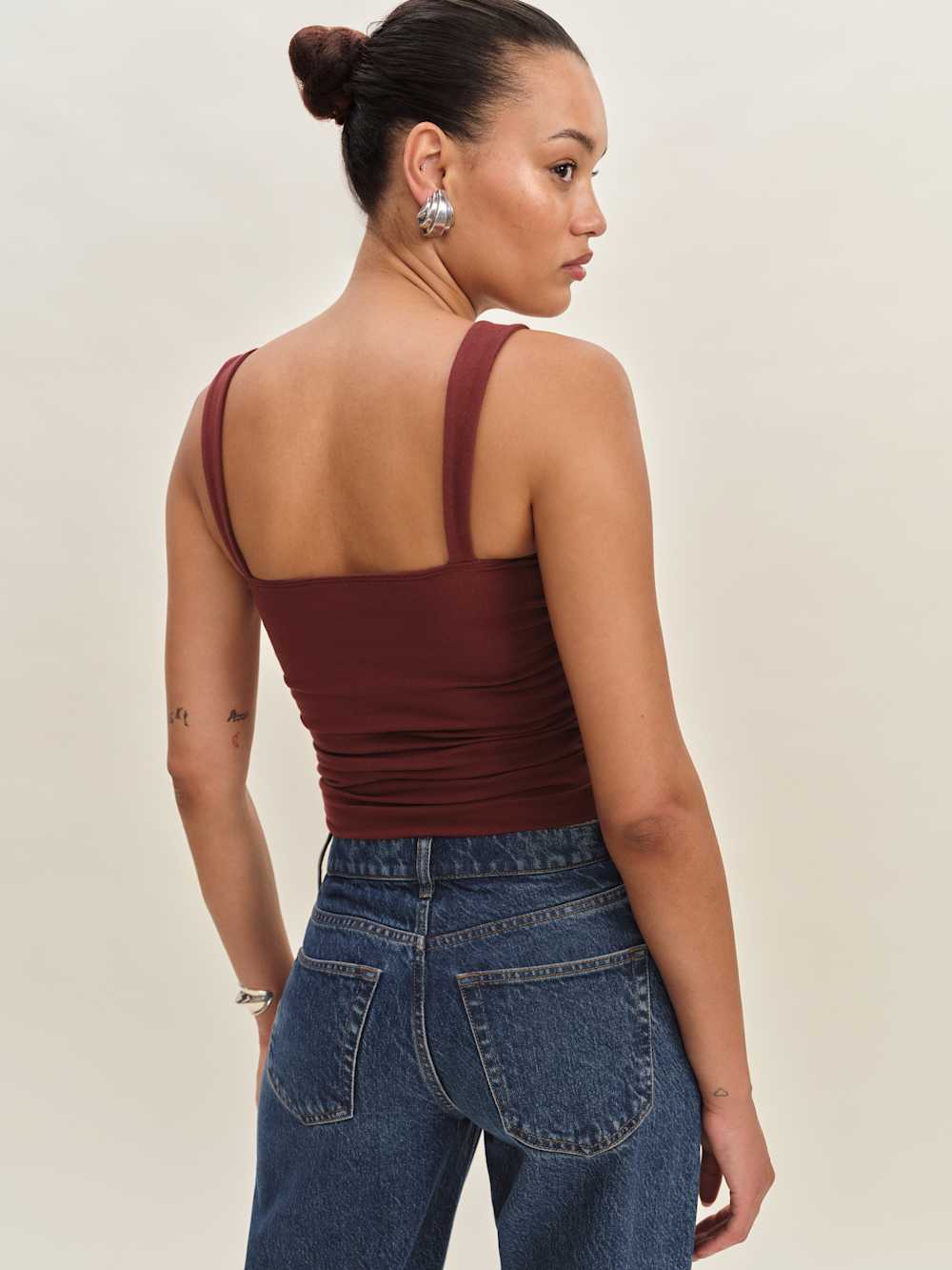 Reformation Trish Knit Top - Chianti