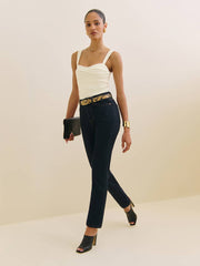 Reformation Trish Knit Top - Fior Di Latte