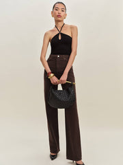 Reformation Juniper Knit Top - Black