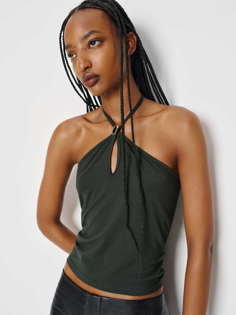 Reformation Juniper Knit Top - Forest