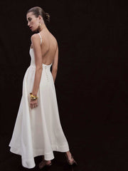 Reformation Bonie Dress - Fior Di Latte