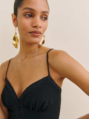 Reformation Citrus Dress - Black