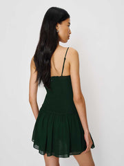 Reformation Citrus Dress - Forest