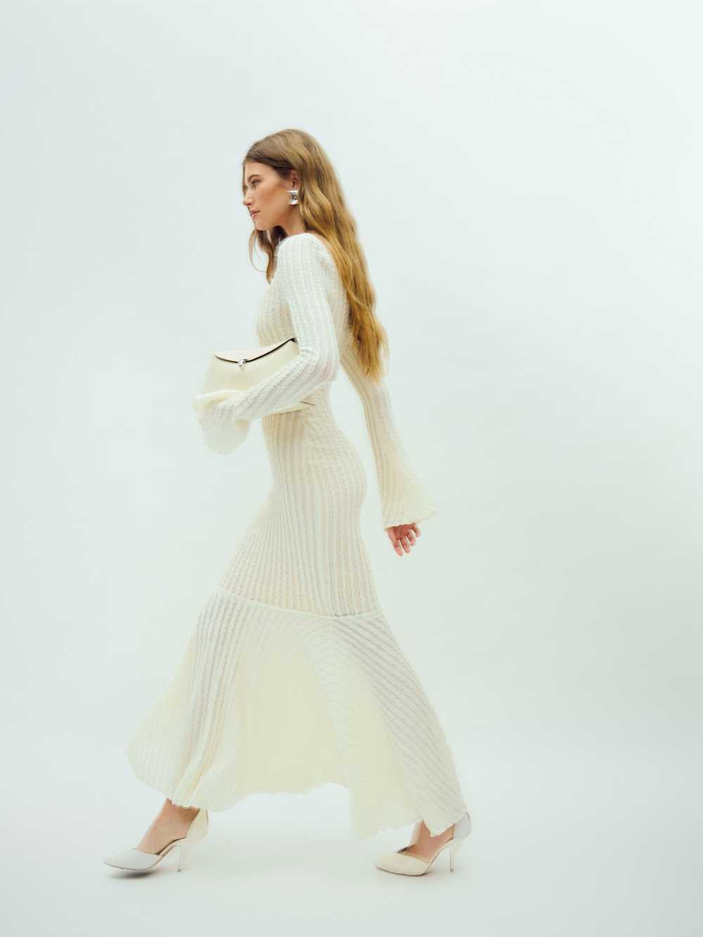 Reformation Tilda Knit Dress - White