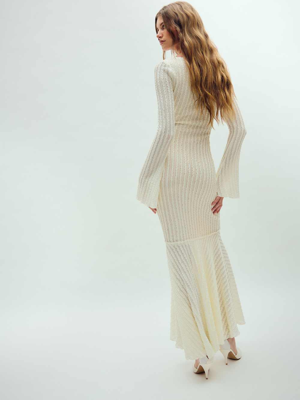 Reformation Tilda Knit Dress - White