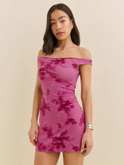 Reformation Lia Knit Dress - Hothouse Rose