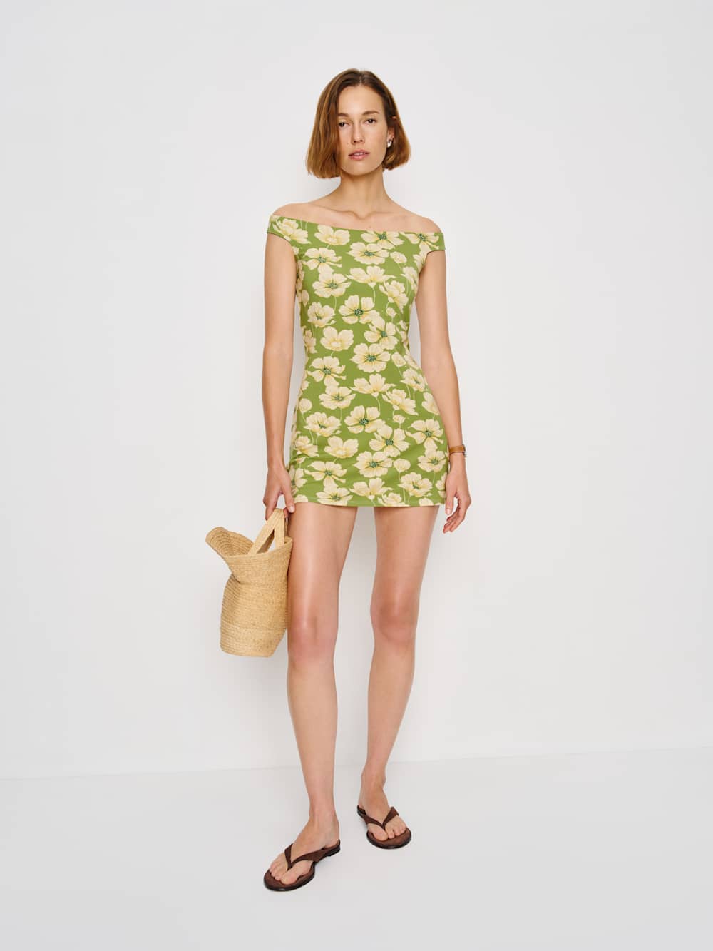 Reformation Lia Knit Dress - Lovebird