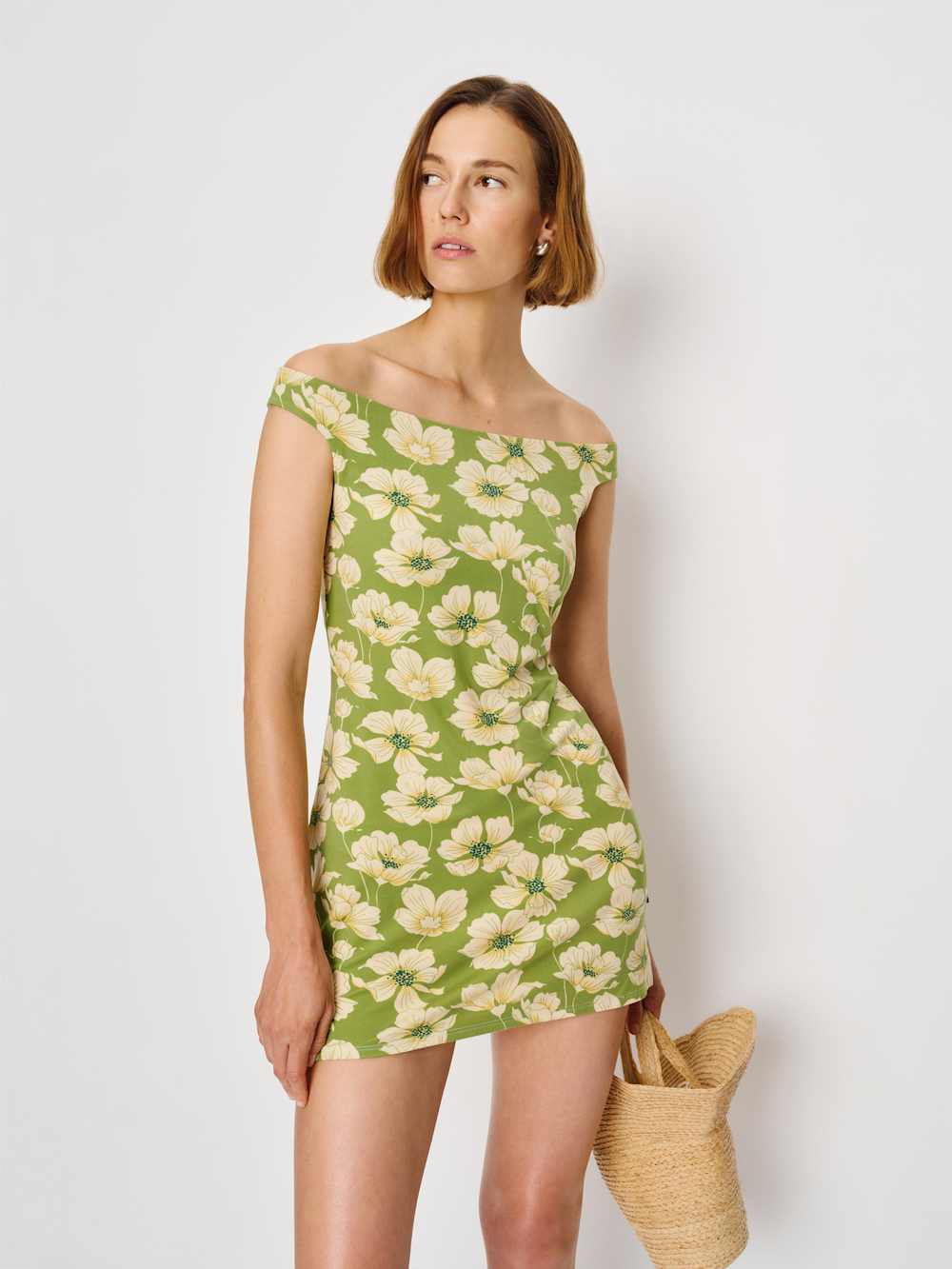 Reformation Lia Knit Dress - Lovebird