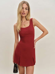Reformation Cher Dress - Rubies