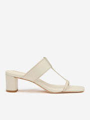 Reformation Sardinia Heeled Sandal - Almond Leather