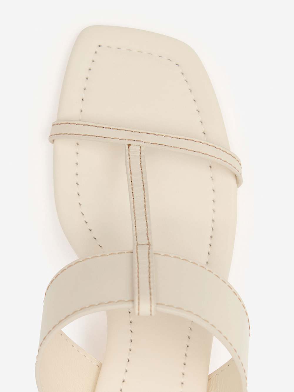 Reformation Sardinia Heeled Sandal - Almond Leather