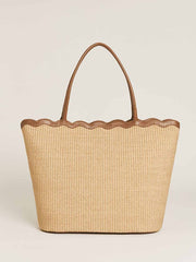 Reformation Isabella Tote - Natural Raffia
