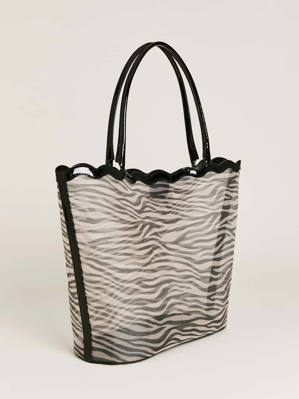 Reformation Isabella Tote - Zebra Mesh