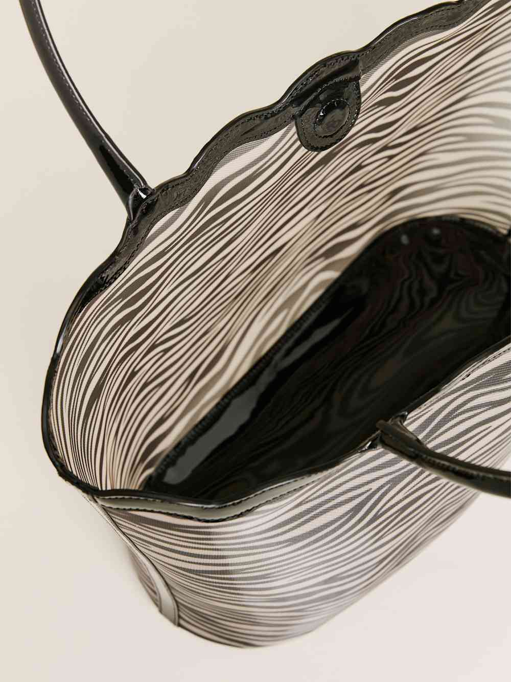 Reformation Isabella Tote - Zebra Mesh