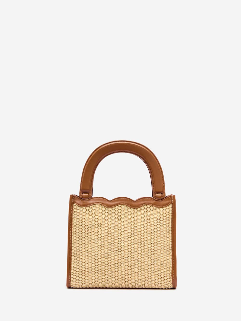 Reformation Emma Mini Bag - Natural Raffia