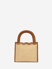 Reformation Emma Mini Bag - Natural Raffia