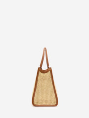 Reformation Emma Mini Bag - Natural Raffia