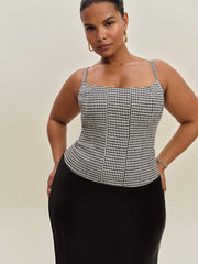 Reformation Hattie Linen Top Es - Remy Check
