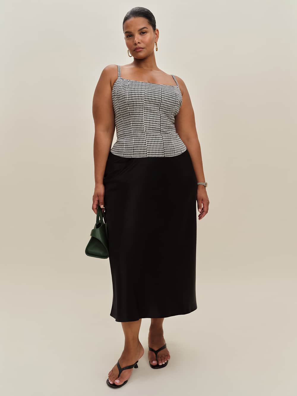 Reformation Hattie Linen Top Es - Remy Check