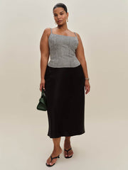 Reformation Hattie Linen Top Es - Remy Check