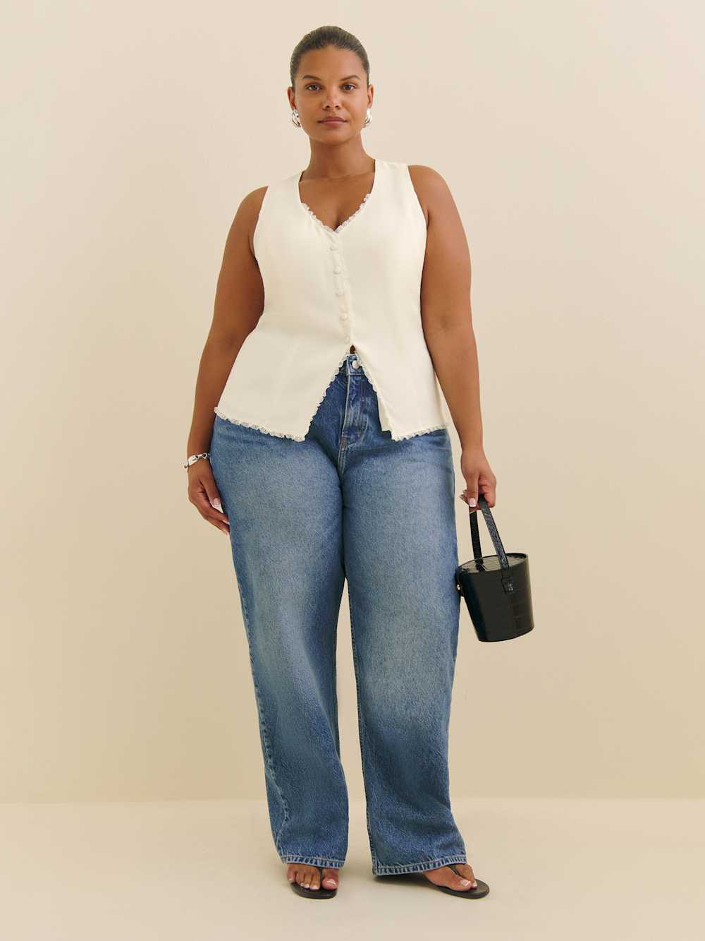 Reformation Skylar Top Es - Gossamer