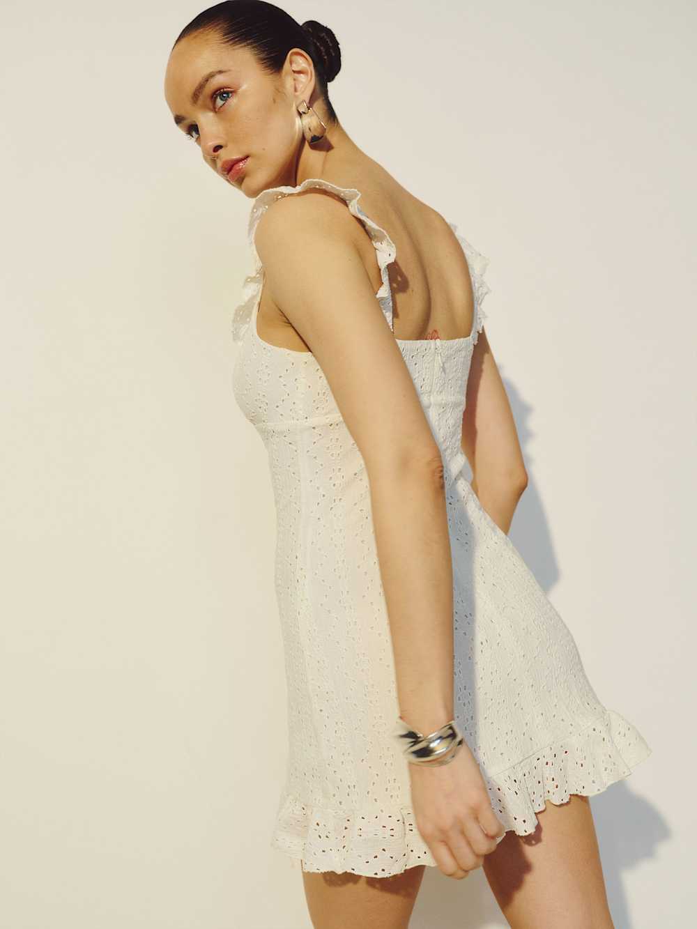 Reformation Nora Knit Dress - Ivory